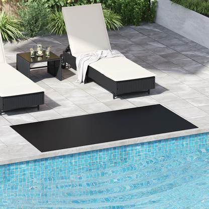 Floor Mat Black 1 x 2 m Rubber