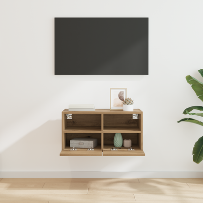 TV Wall Cabinet Artisan Oak 60 x 30 x 30 cm Engineered Wood