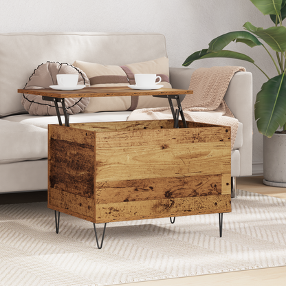 Coffee Table Old Wood 60 x 44.5 x 45 cm Engineered Wood