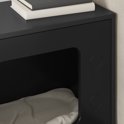 Cat House Black 51 x 30 x 52 cm Engineered Wood