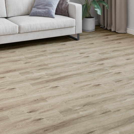 Laminate Flooring 15 pcs Whitewashed Brown 101 x 20 x 0.8 cm