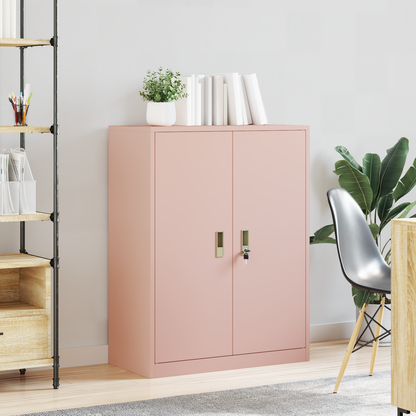 Storage Cabinet Pink 80 x 40 x 105 cm Steel