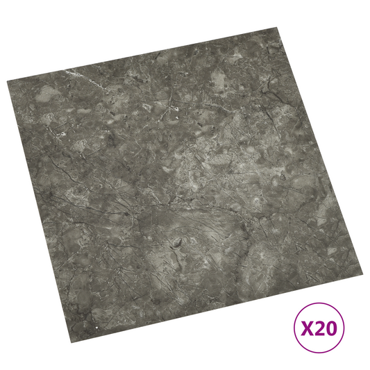 Self-adhesive Flooring Planks 30.5 x 30.5 cm 20 pcs PVC
