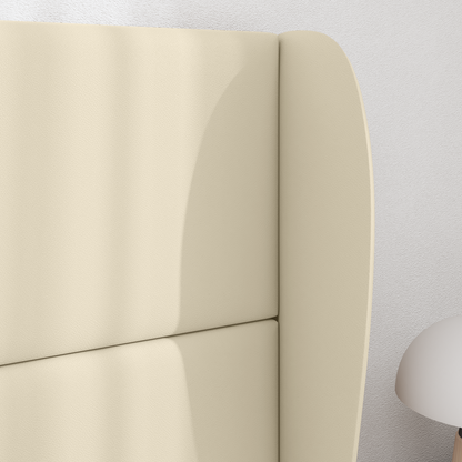 Headboard Ear Cream 80 x 23 x 6 cm PVC