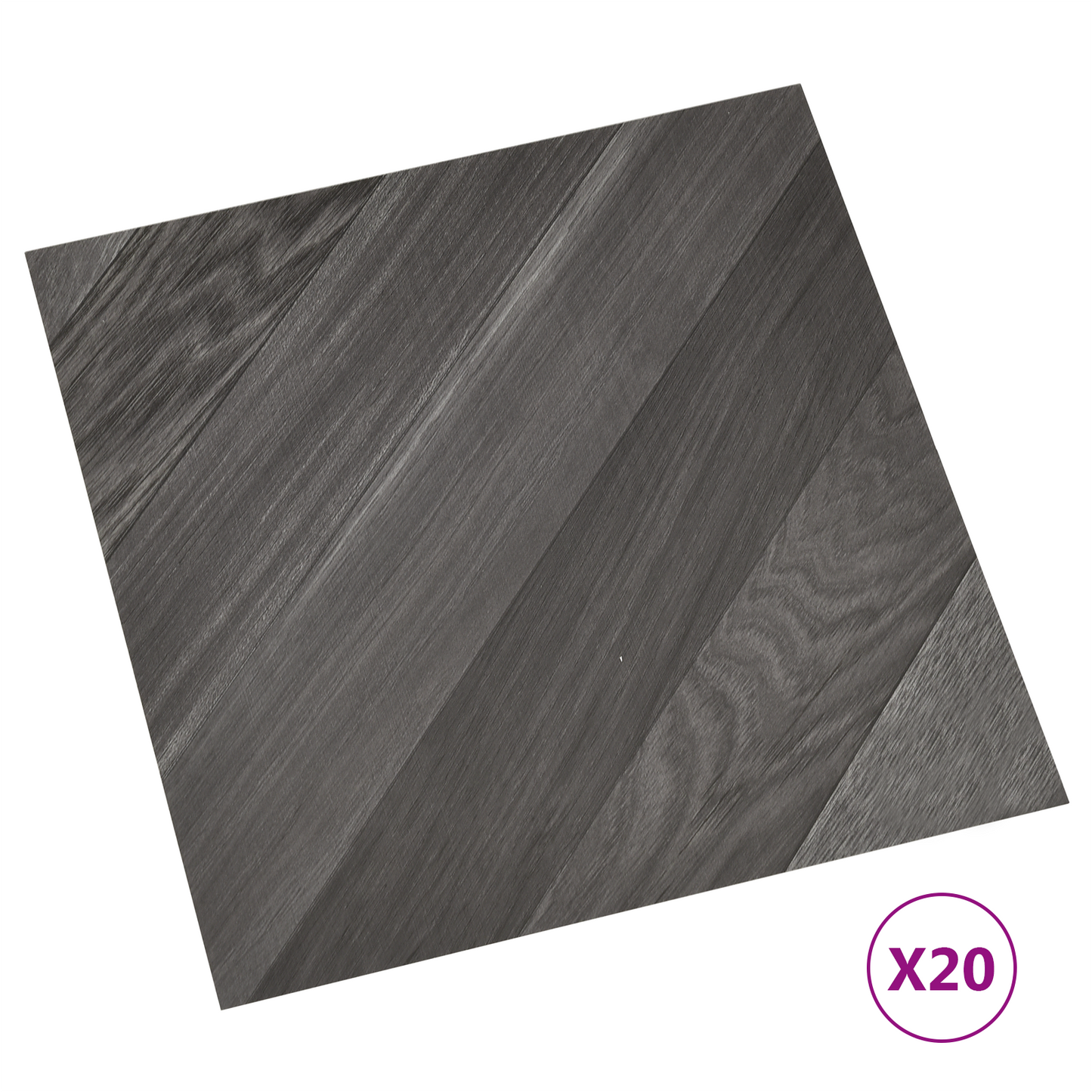 Self-adhesive Flooring Planks 30.5 x 30.5 cm 20 pcs PVC