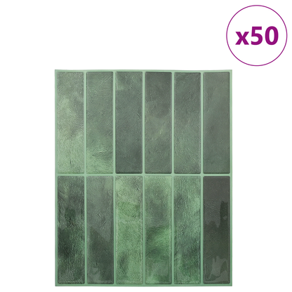 Rectangular Tile 50 pcs Dark Green 29 x 23 x 0.08 cm