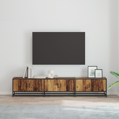 TV Units 210 x 35 x 41 cm Old Wood Engineered wood
