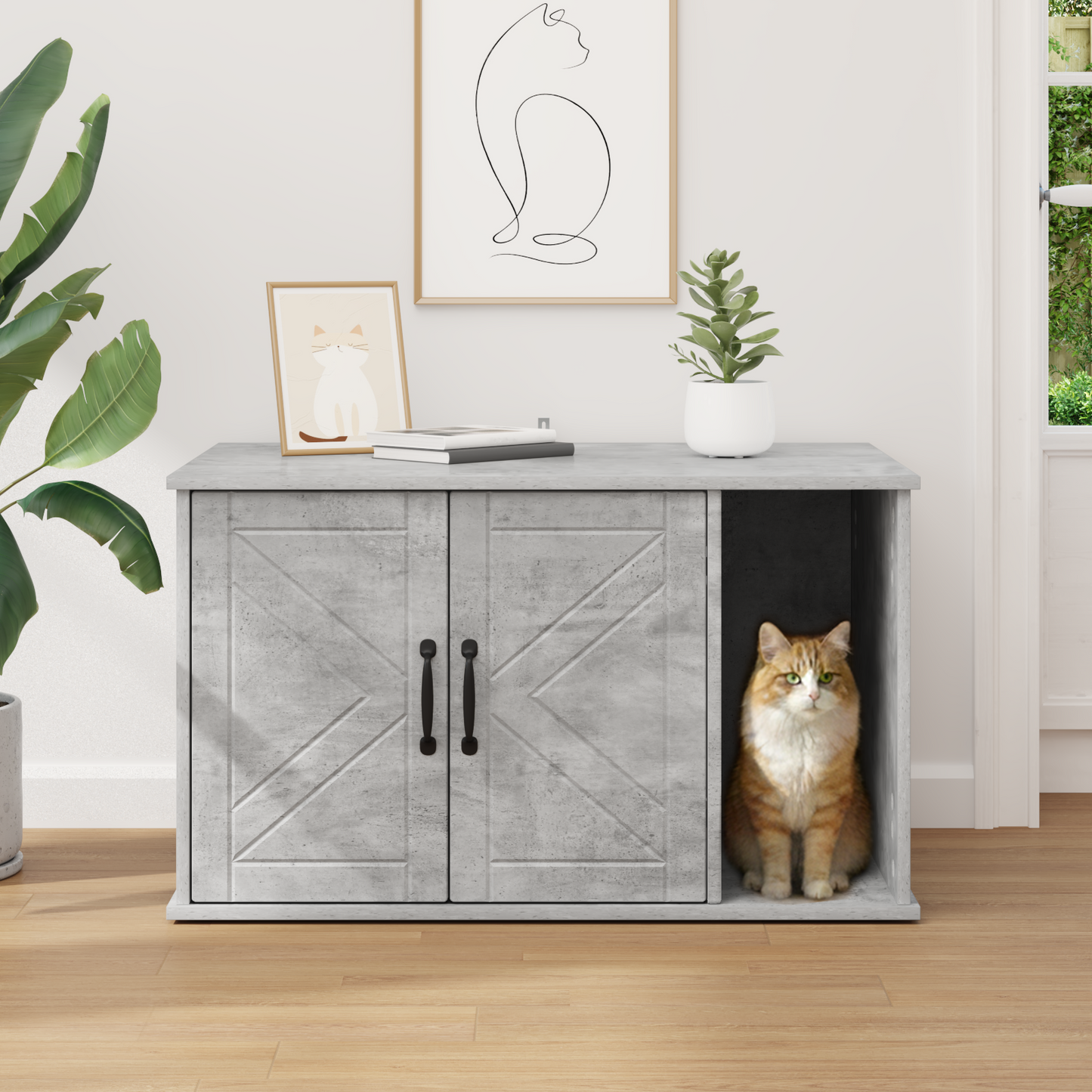 Cat House Concerte 85 x 55 x 50 cm Engineered Wood