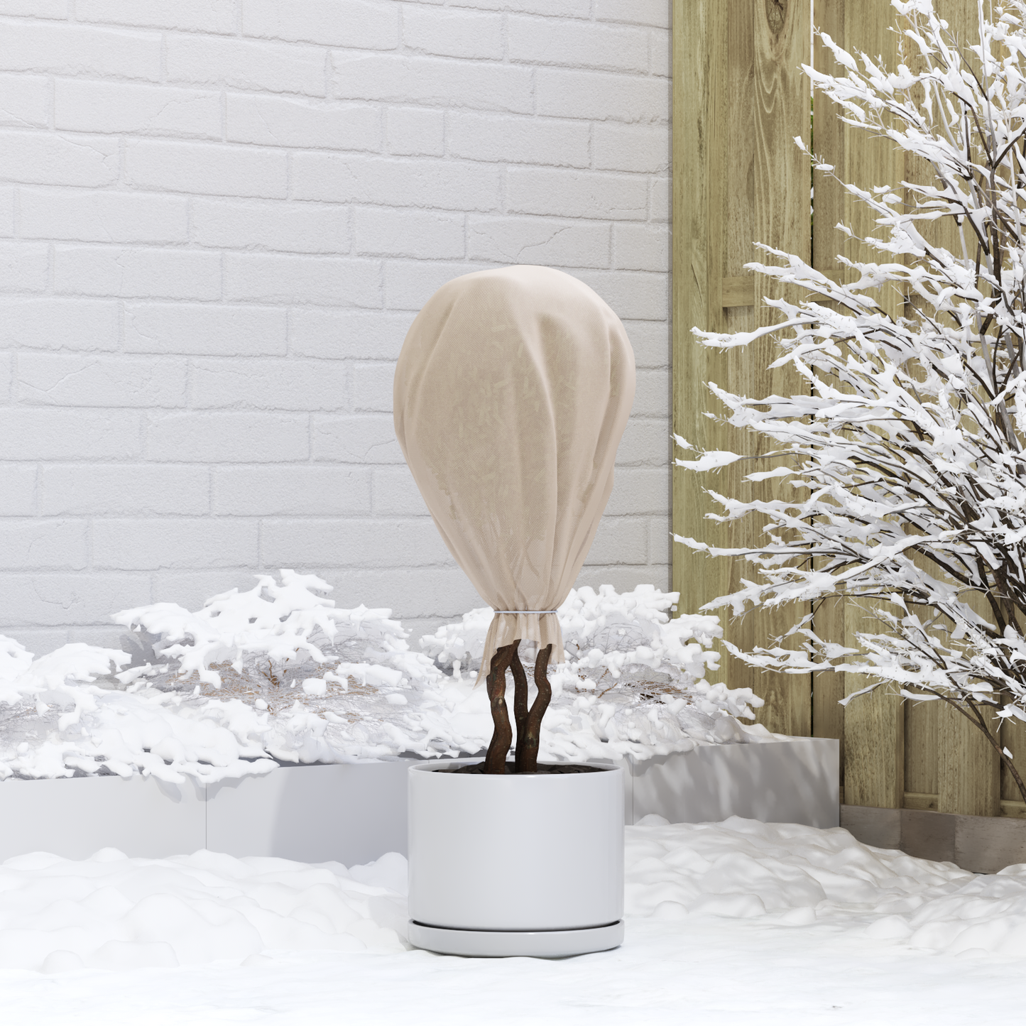 Frost Protection Plant Fleece Beige 50 x 1.6 m Non-woven Fabric