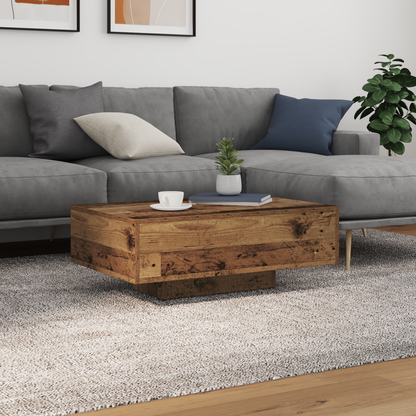 Coffee Table Old Wood 85 x 55 x 31 cm Engineered Wood