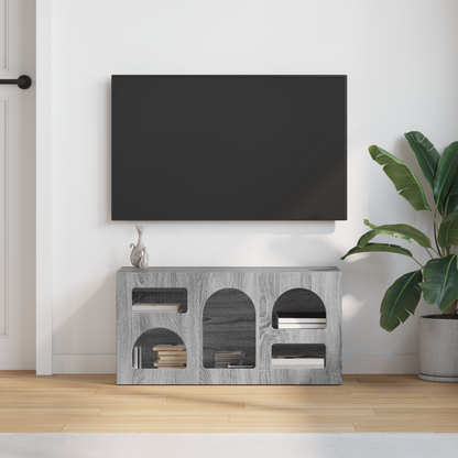 TV Cabinet ELST 80 x 35 x 40 cm Grey Sonoma Engineered Wood