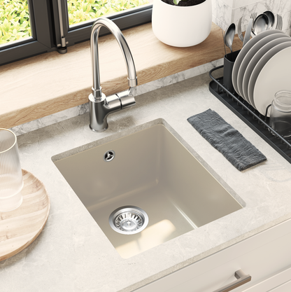Sink Beige 370 x 460 mm 80% Quartz and 20% Resin