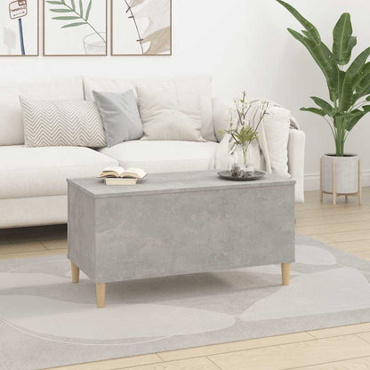 Coffee Table Concrete Grey 90x44,5x45 cm Engineered Wood
