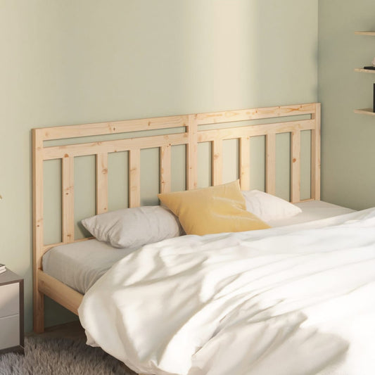 814109 vidaXL Bed Headboard 186x4x100 cm Solid Wood Pine