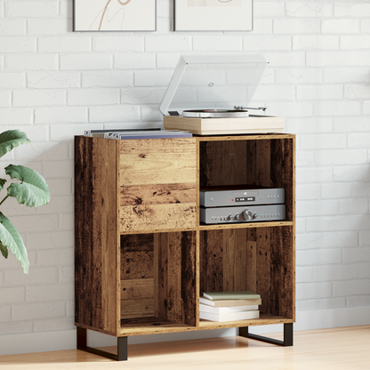 Record Cabinet Old wood 84.5 x 38 x 89 cm Engineered Wood