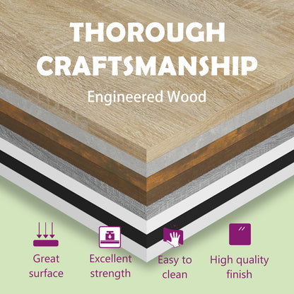 Bedside Cabinet Concrete Grey 40x36x65 cm