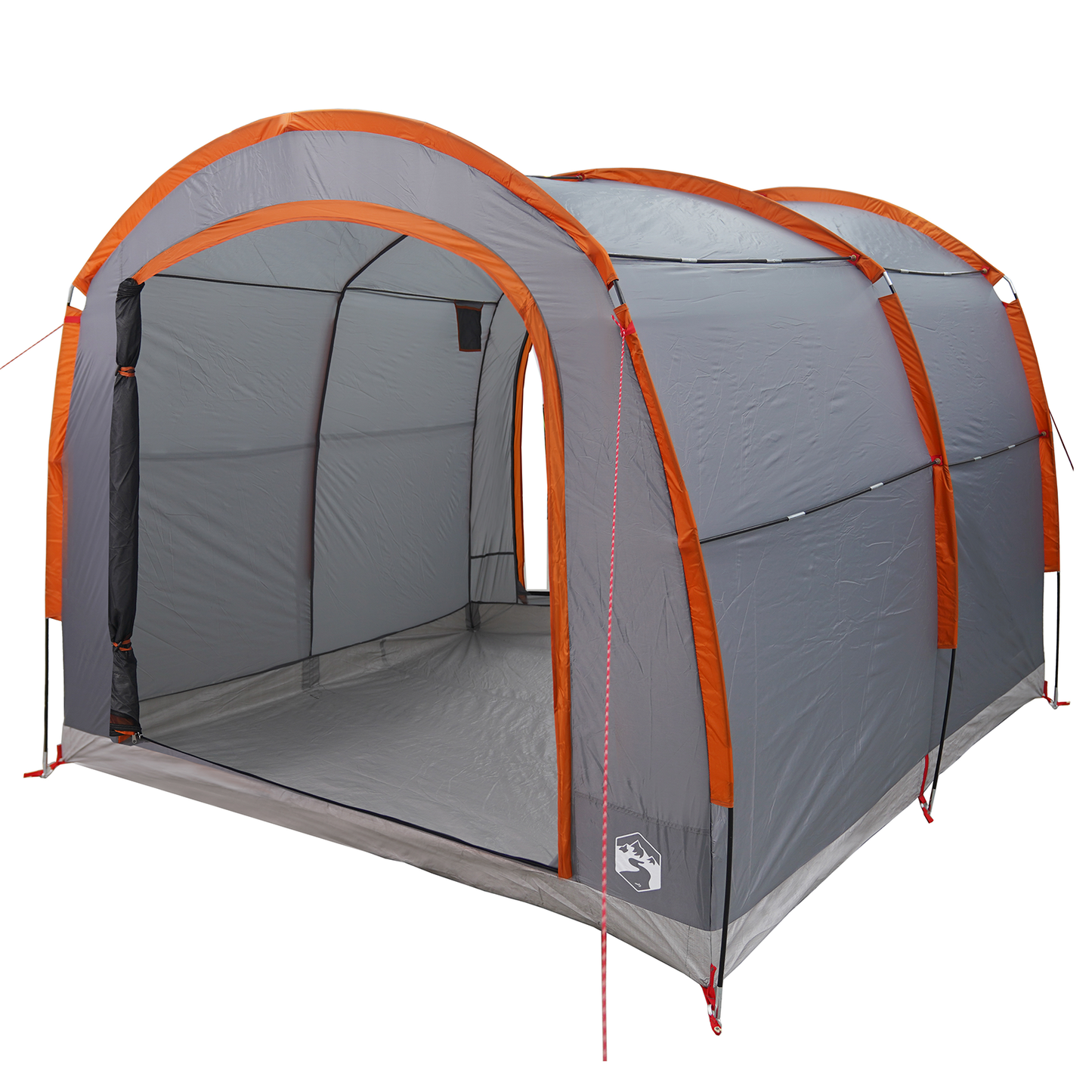 Tent 268 x 240 x 191 cm Waterproof Grey and orange Polyester