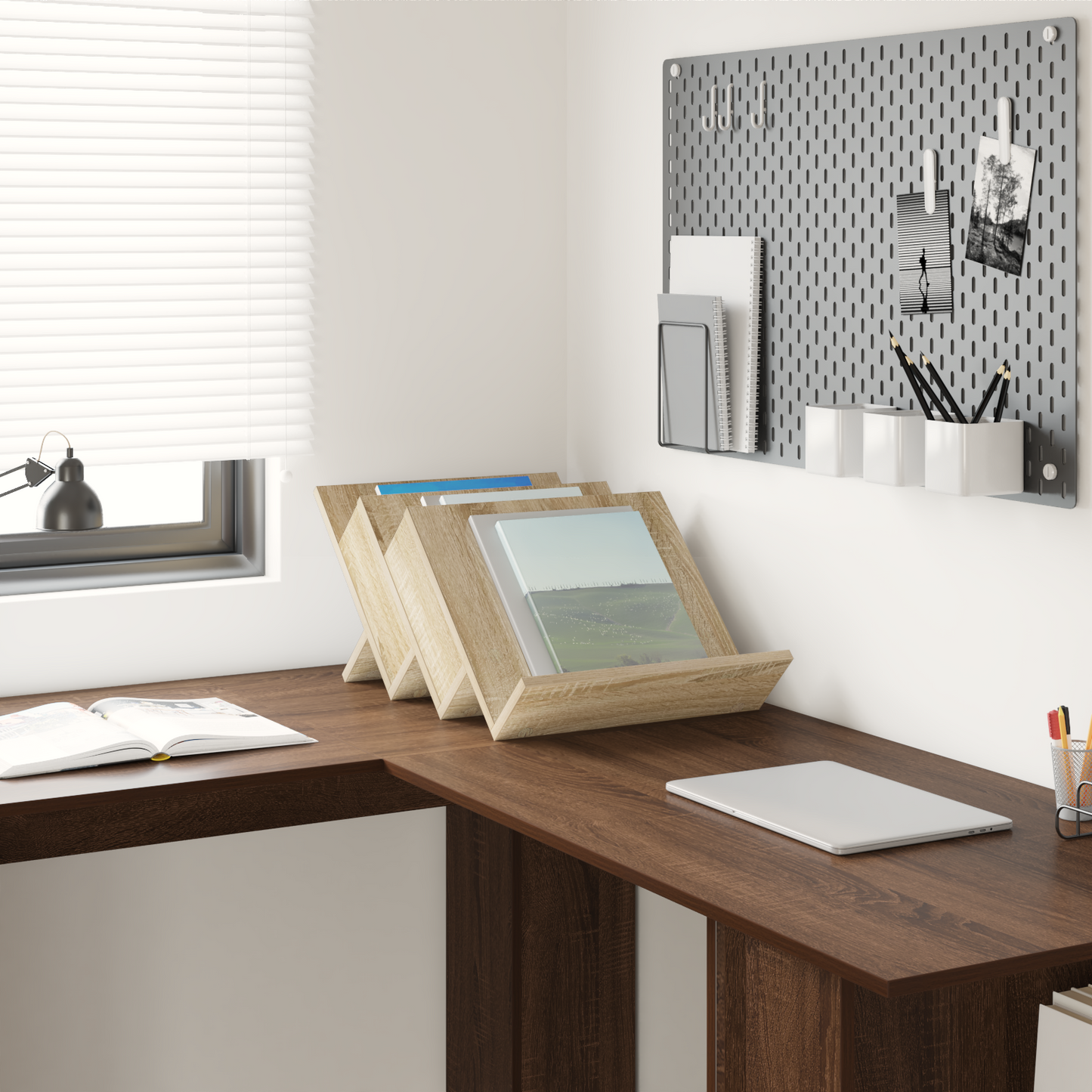 Magazine Rack Sonoma Oak 53 x 40 x 28.5 cm Engineered Wood