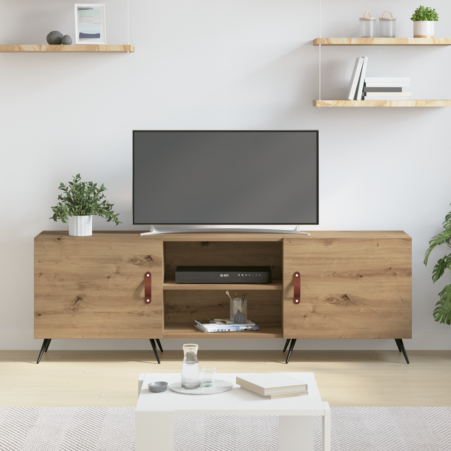 TV Cabinet Artisan oak 150 x 30 x 50 cm Engineered wood