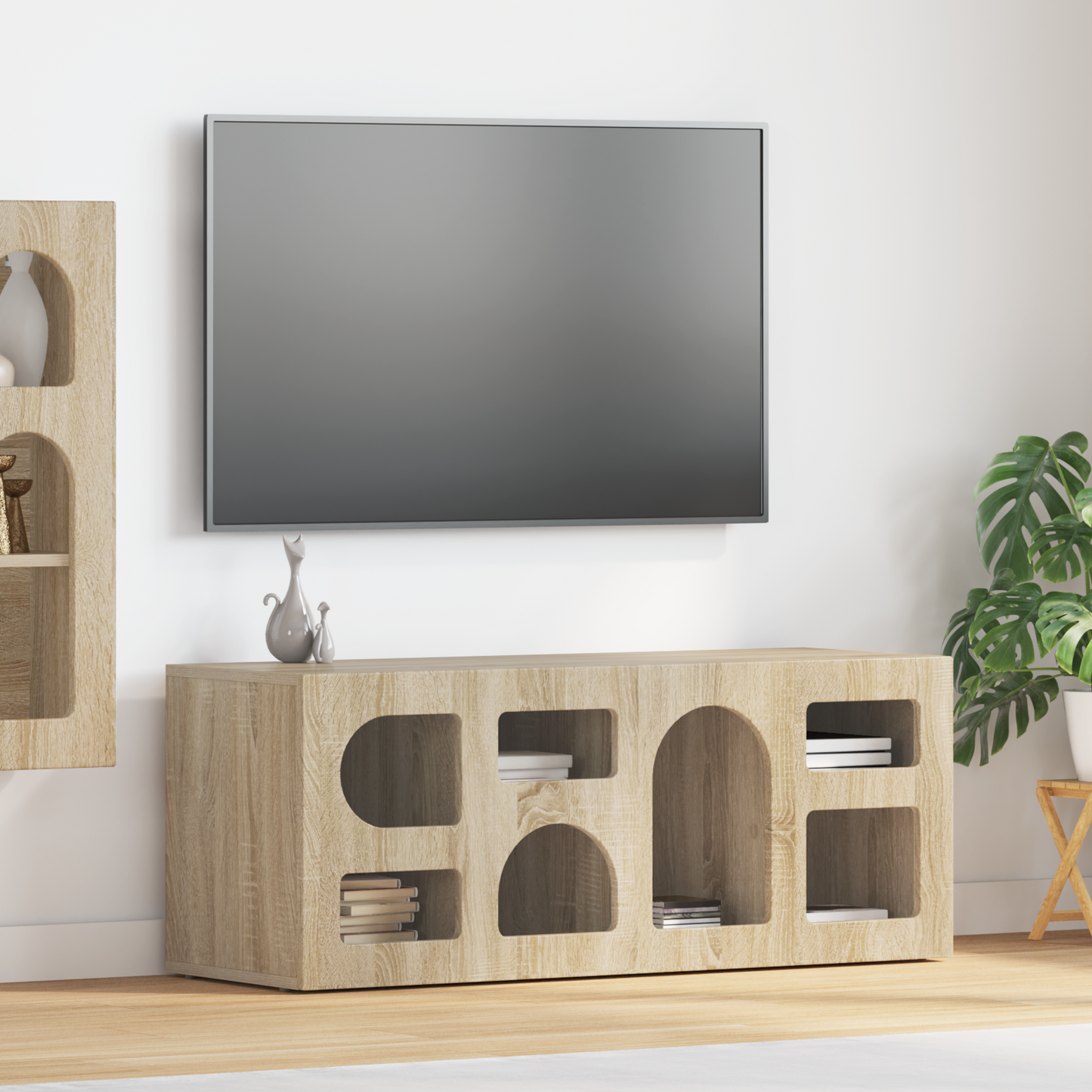 TV Cabinet Sonoma Oak 100 x 35 x 40 cm Engineered Wood