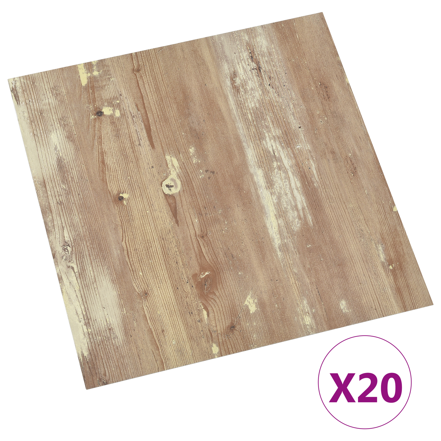 Self-adhesive Flooring Planks 30.5 x 30.5 cm 20 pcs PVC