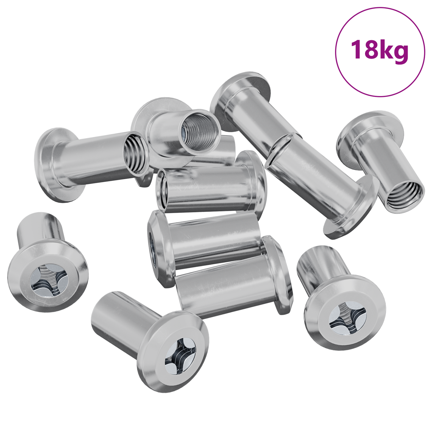 Lock Nut 2857 pcs Nickel Steel