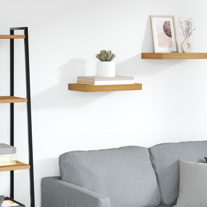 Wall Shelf Wall-mounted Brown 40 x 23.5 x 4 cm Engineered Wood