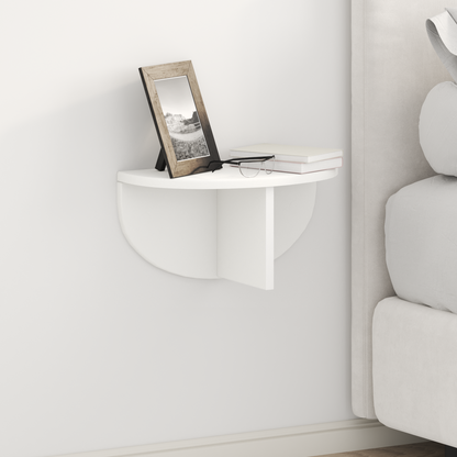 Wall Shelf 2 pcs White 38 x 19 x 19 cm Engineered Wood