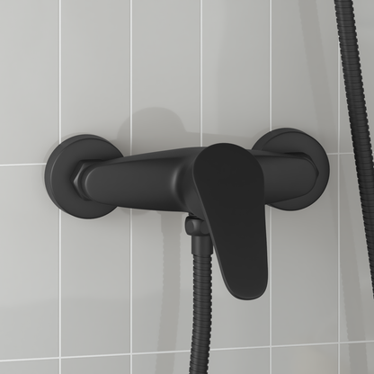 Shower Mixer Tap Black G 1 / 2 inches