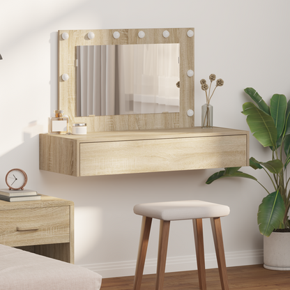 Dressing Table Brown 100 x 40 x 70 cm Engineered Wood