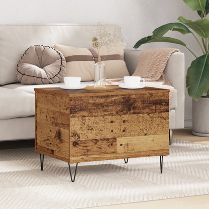 Coffee Table Old Wood 60 x 44.5 x 45 cm Engineered Wood