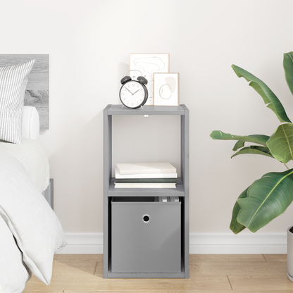 Bedside Table Grey Sonoma 30.5 x 27 x 59.5 cm Engineered Wood