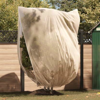 Frost Protection Plant Fleece Covers 3 pcs Beige 2.4 x 2 m