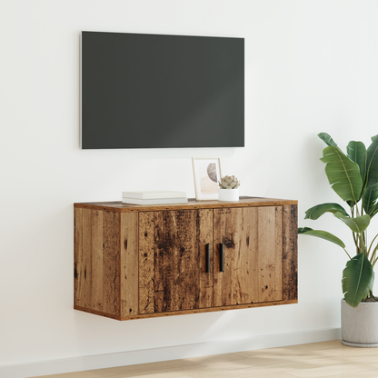 Wall Mounted TV Cabinet Wall-mounted Old Wood 80 x 34.5 x 40 cm