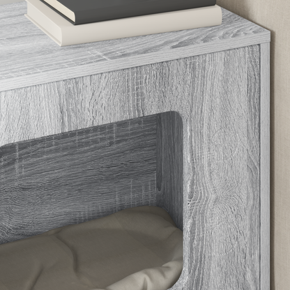 Cat House Grey Sonoma 51 x 30 x 52 cm Engineered Wood