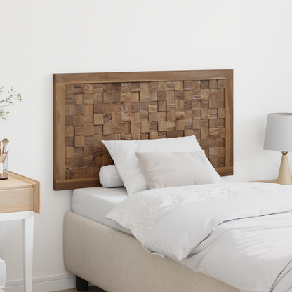 Bed Headboard Natural Solid Teak Wood
