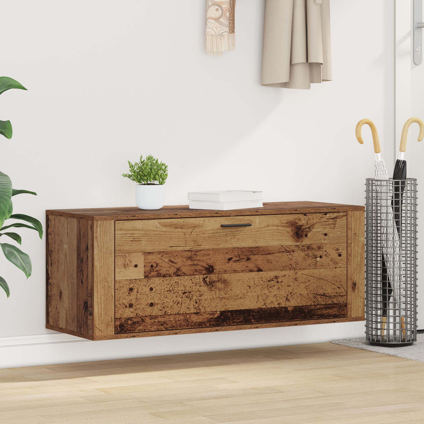 Shoe Cabinet Old wood 100 x 35 x 38 cm Engineered wood