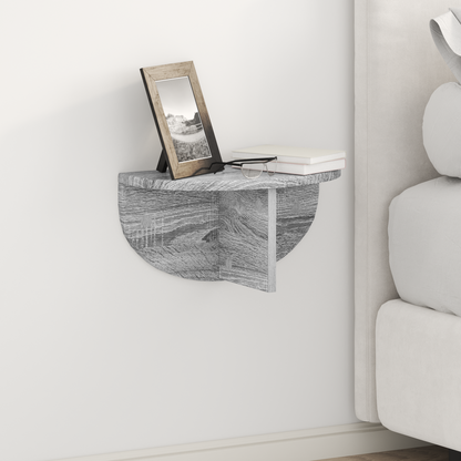 Wall Shelf Grey Sonoma 38 x 19 x 19 cm Engineered Wood