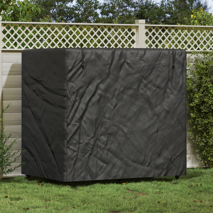 Outdoor Swing Cover Black 175 x 125 x 180 cm 420D Oxford fabric