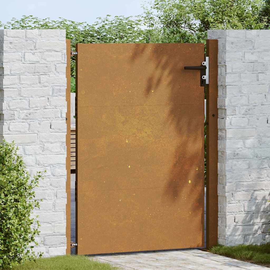 Garden Gate 100x125 cm Corten Steel