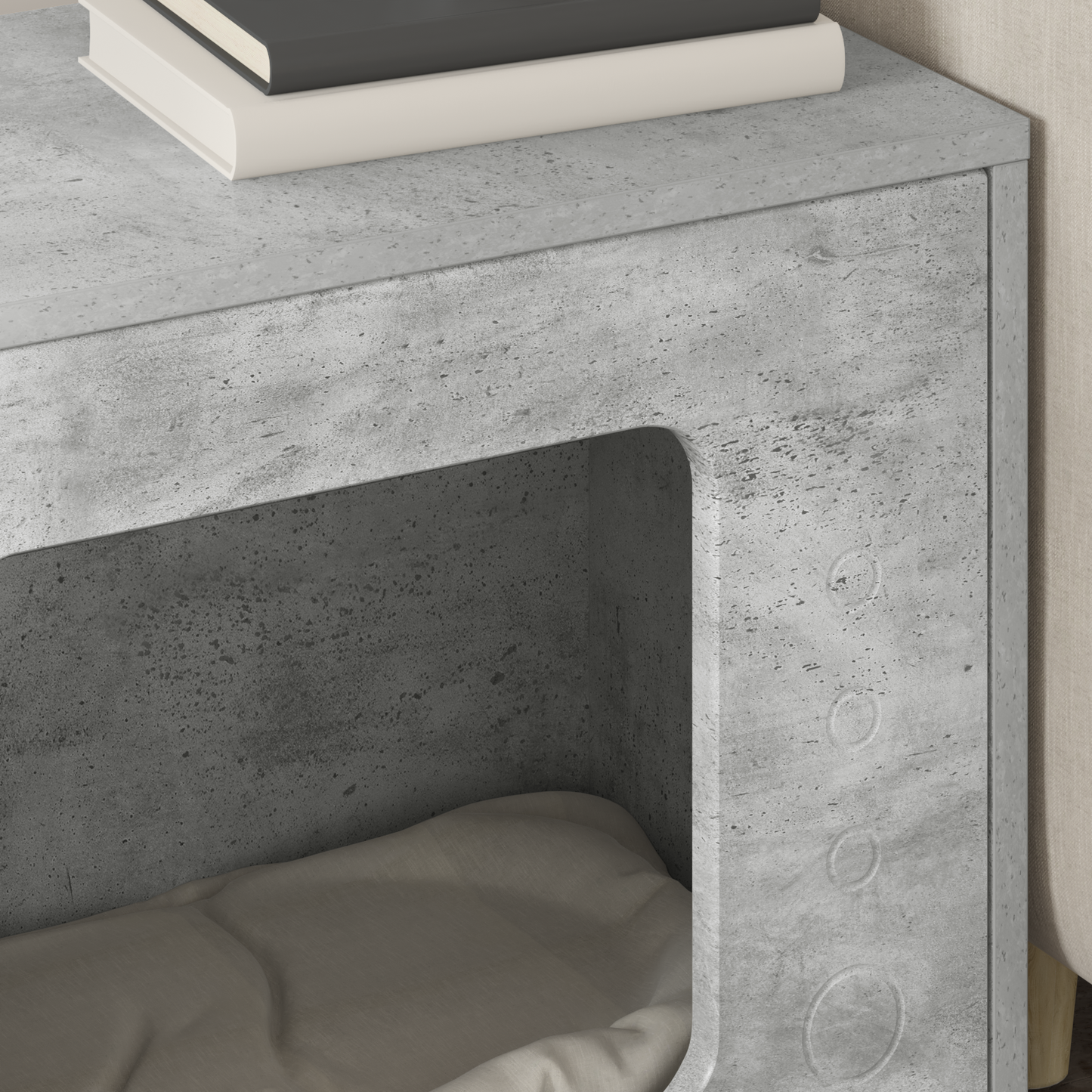 Cat House Concerte 51 x 30 x 42.5 cm Engineered Wood
