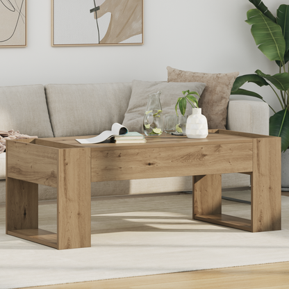 Coffee Table Artisan Oak 110 x 50 x 41 cm Engineered Wood