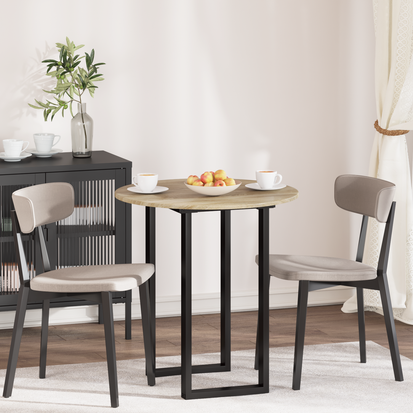 Table Top Sonoma oak Ø 70 x 1.5 cm Engineered Wood