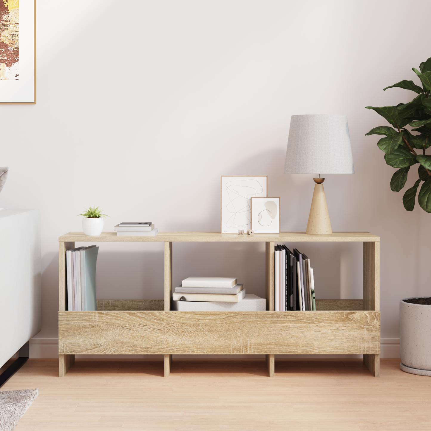Magazine Rack Sonoma Oak 102 x 30 x 45 cm