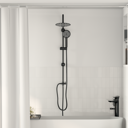 Shower System Black 47 x 20 x 95 cm Stainless Steel