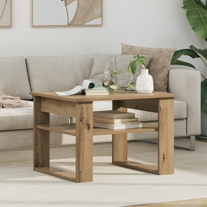Coffee Table Artisan Oak 64 x 54 x 44 cm Engineered Wood