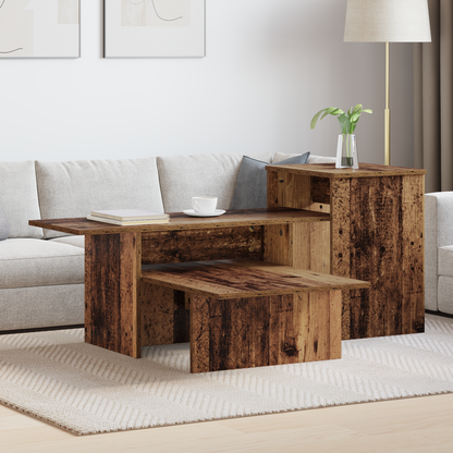 Console Table Old Wood 91.5 x 35 x 38.5 cm Engineered Wood