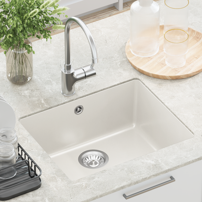 Sink White 530 x 460 mm 80% Quartz and 20% Resin