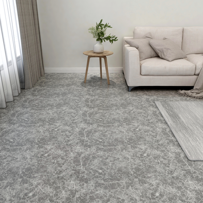 Flooring Planks 5.11 m² 55 pcs PVC Grey