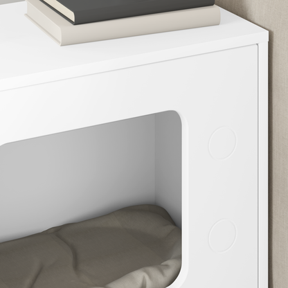 Cat House White 51 x 30 x 52 cm Engineered Wood